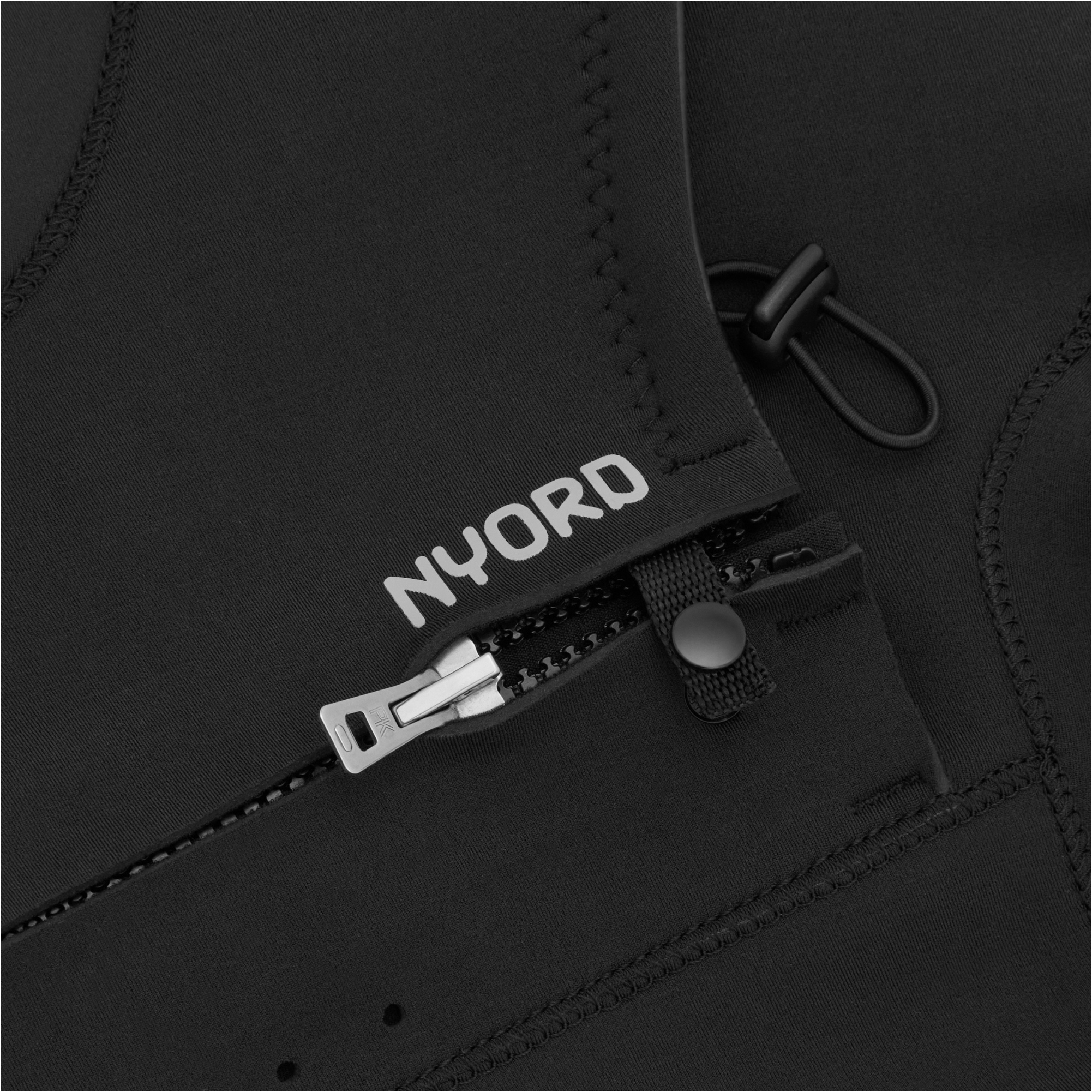 2025 Nyord Womens Solu Yulex 3/2mm Chest Zip Wetsuit SOLW32001 - Black